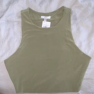 Olive Green Halter Top